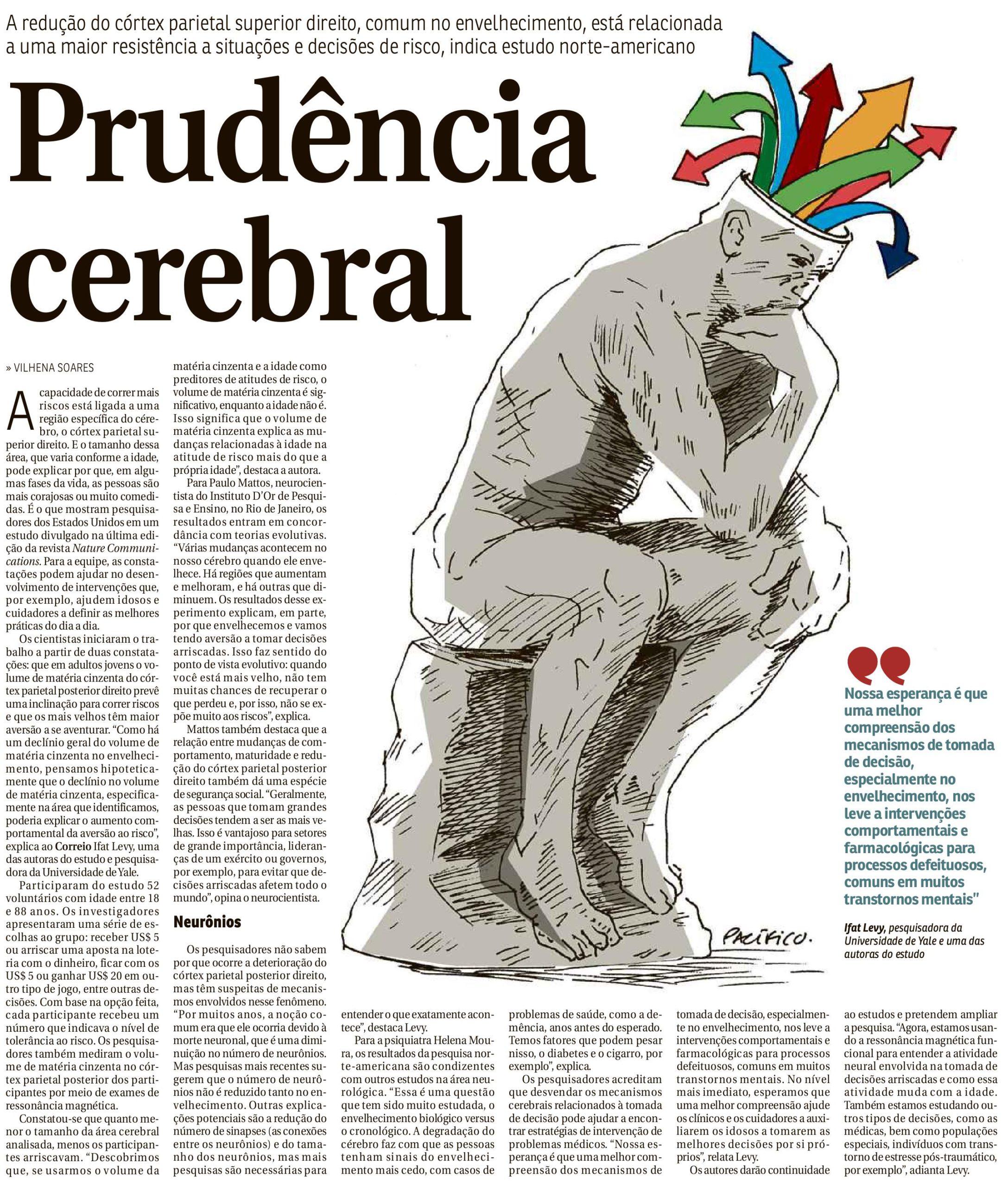 imagem de Dr Paulo Mattos em entrevista ao Correio Braziliense