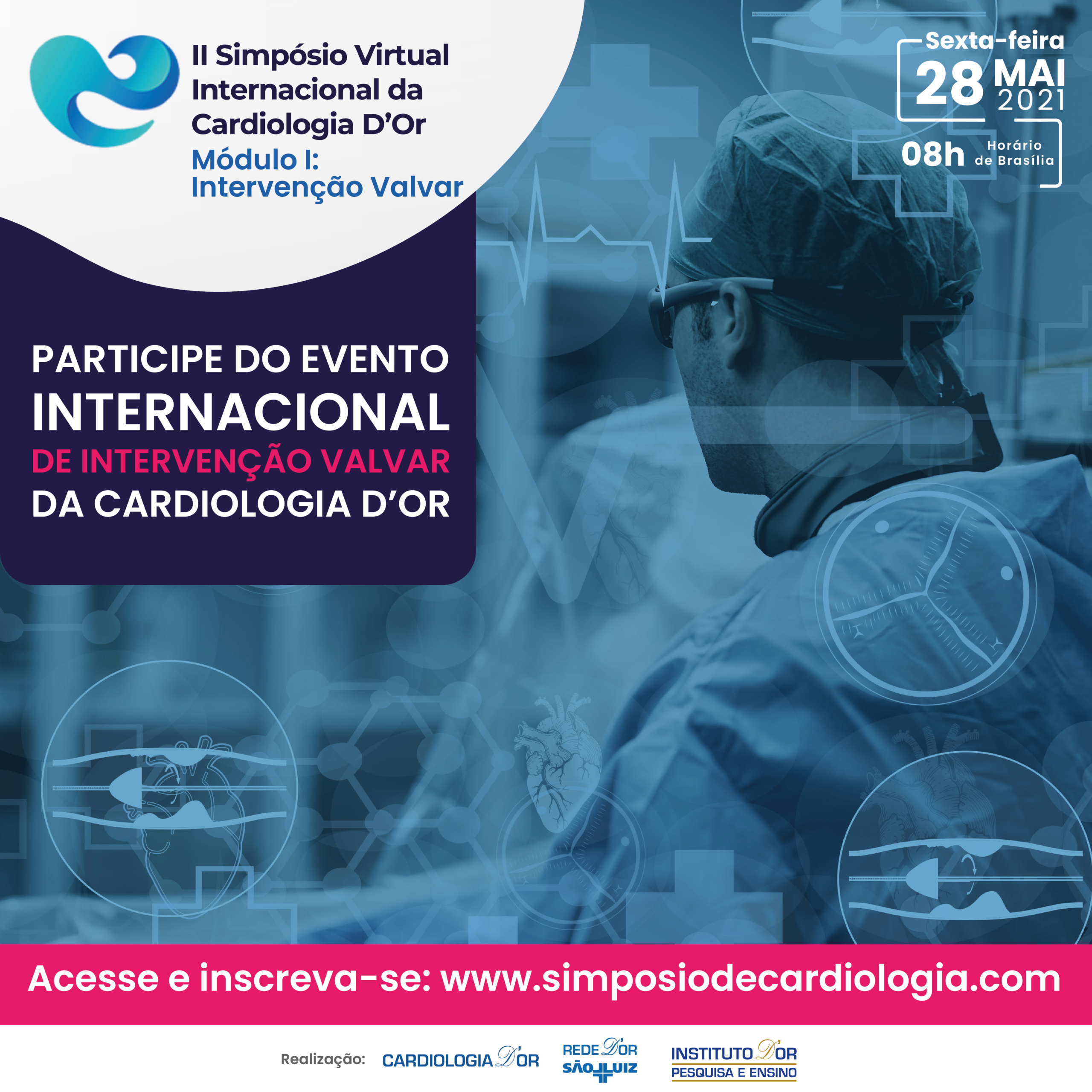 Simpósio On-line de Cardiologia discute Intervenções Valvares Minimamente Invasivas