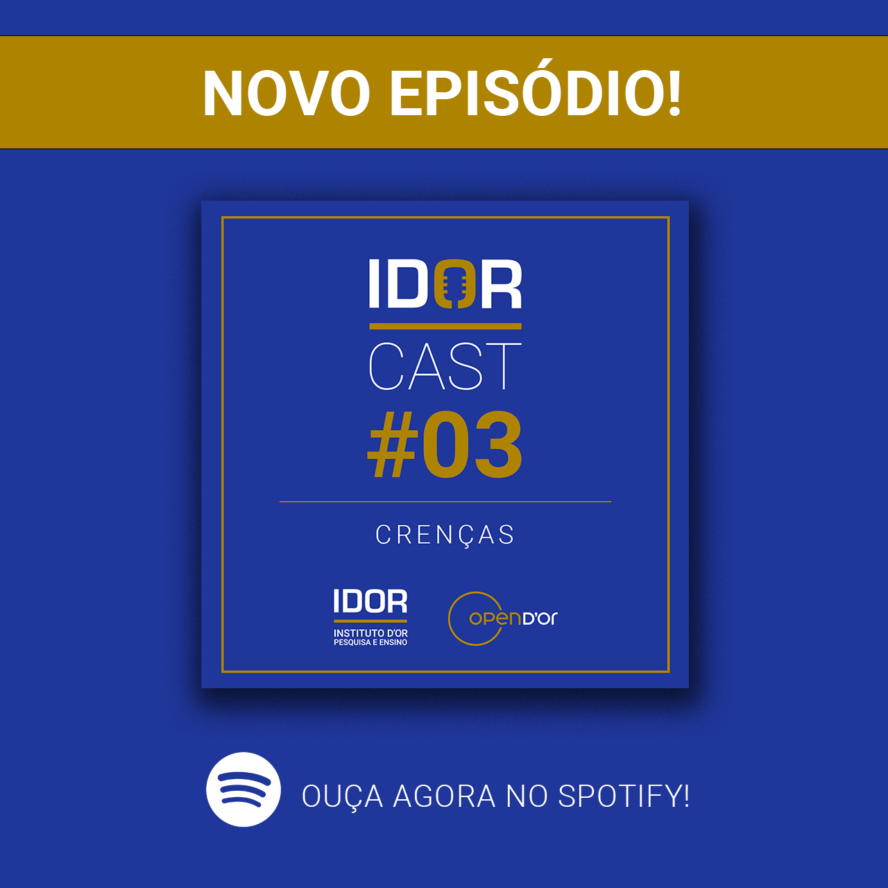 Confira o terceiro episódio do IDORCast!