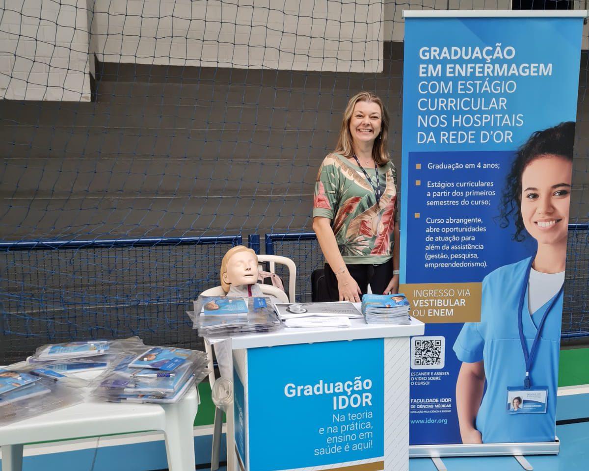 imagem de IDOR marca presença na Feira de Profissões do Colégio Sagrado Coração de Maria, no RJ.