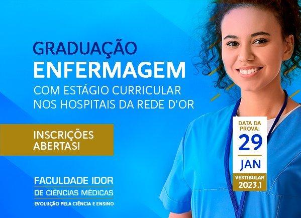 imagem de Faculdade IDOR abre inscrições para Vestibular 2023 do curso de Graduação em Enfermagem
