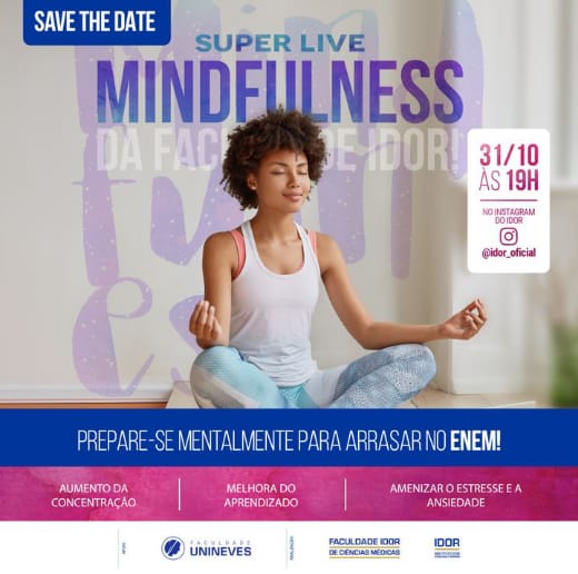 imagem de Candidatos do ENEM terão ‘super live’ preparatória em formato ‘’mindfulness’’